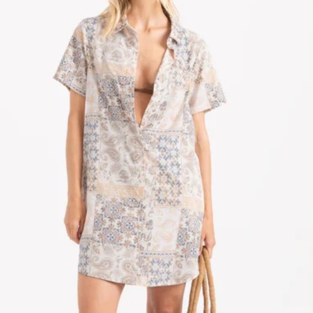 NEW Roark Bless Up Dress Eggshell